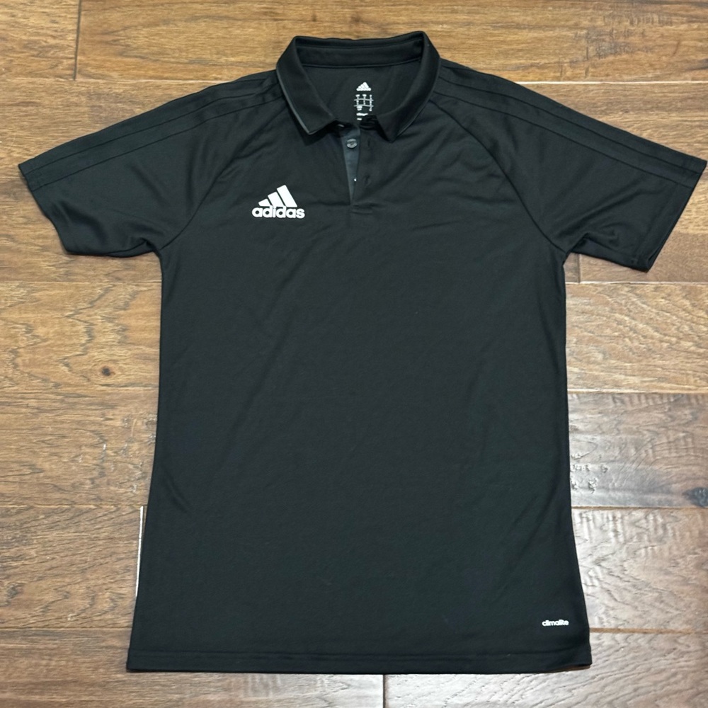 Adidas Men's Small Tiro Soccer Polo Shirt in Black NWOT
